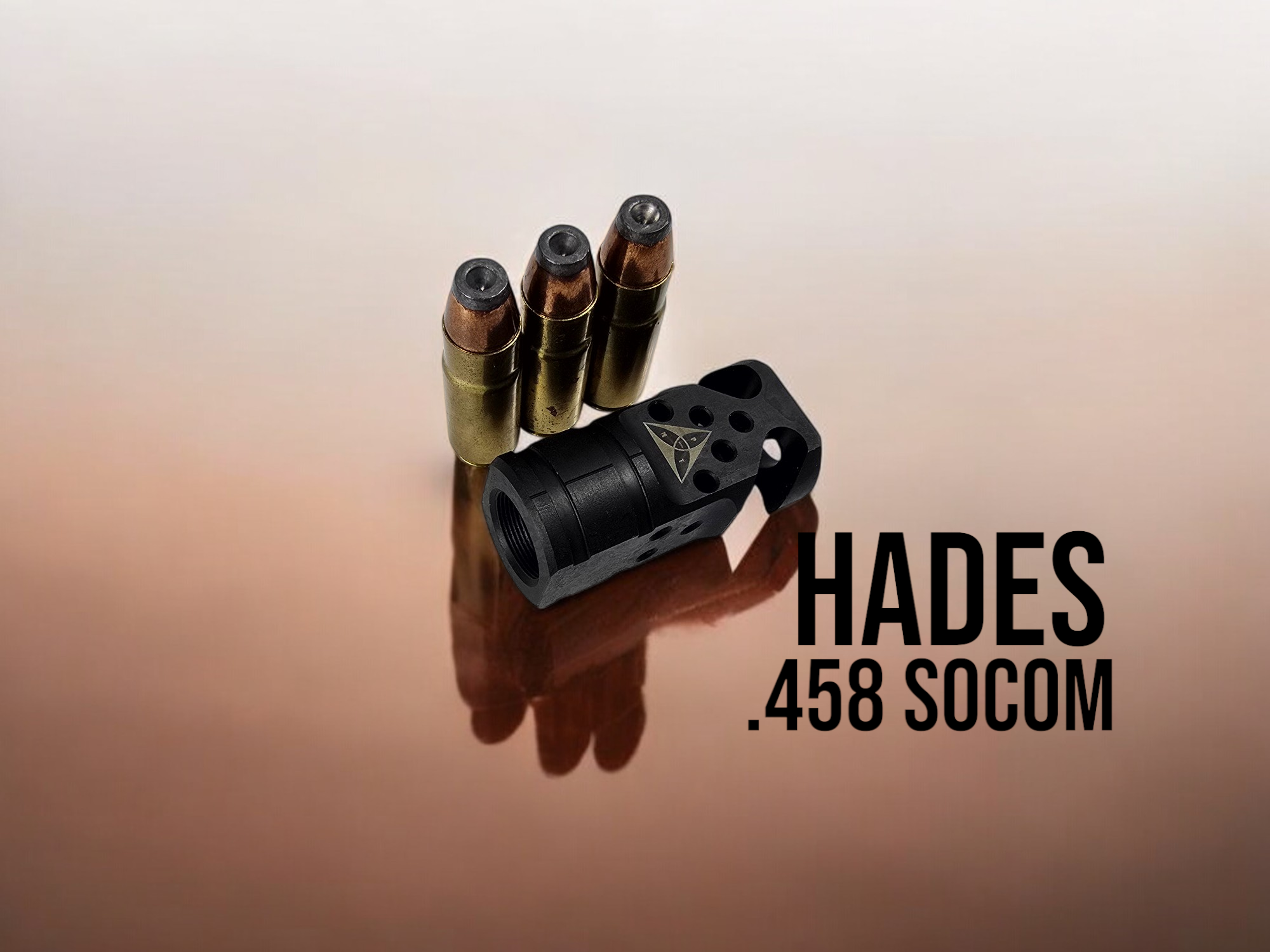 HADES Hybrid Gen2 .458 SOCOM Muzzle Device - 5/8x32 - PAMAX Tactical HADES Hybrid Gen2 .458 SOCOM Muzzle Device - 5/8x32 - PAMAX Tactical