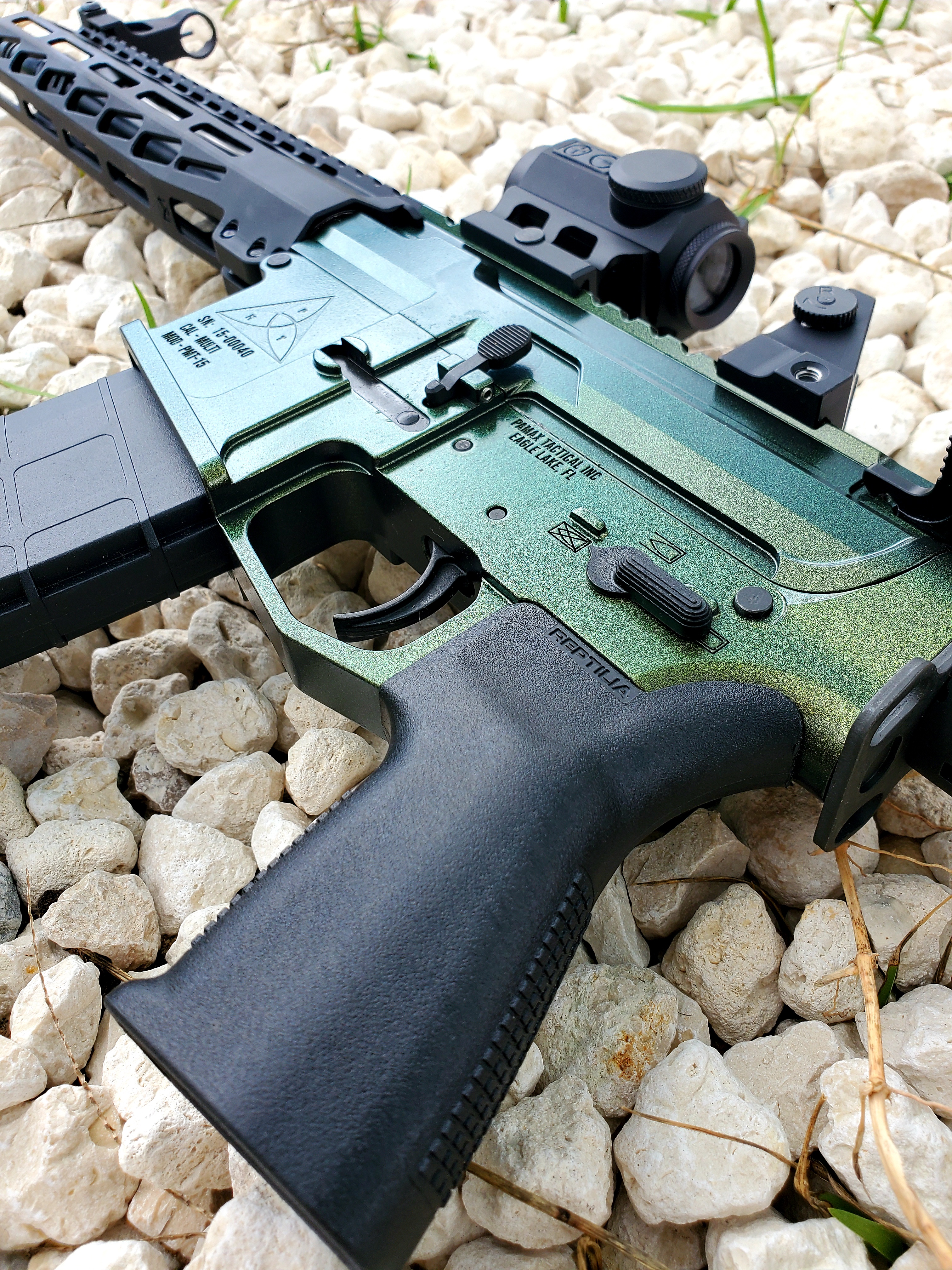 PMT-15 OD/Green XSlick .223/5.56 10.5 Pistol - Frogman Tactical Edition