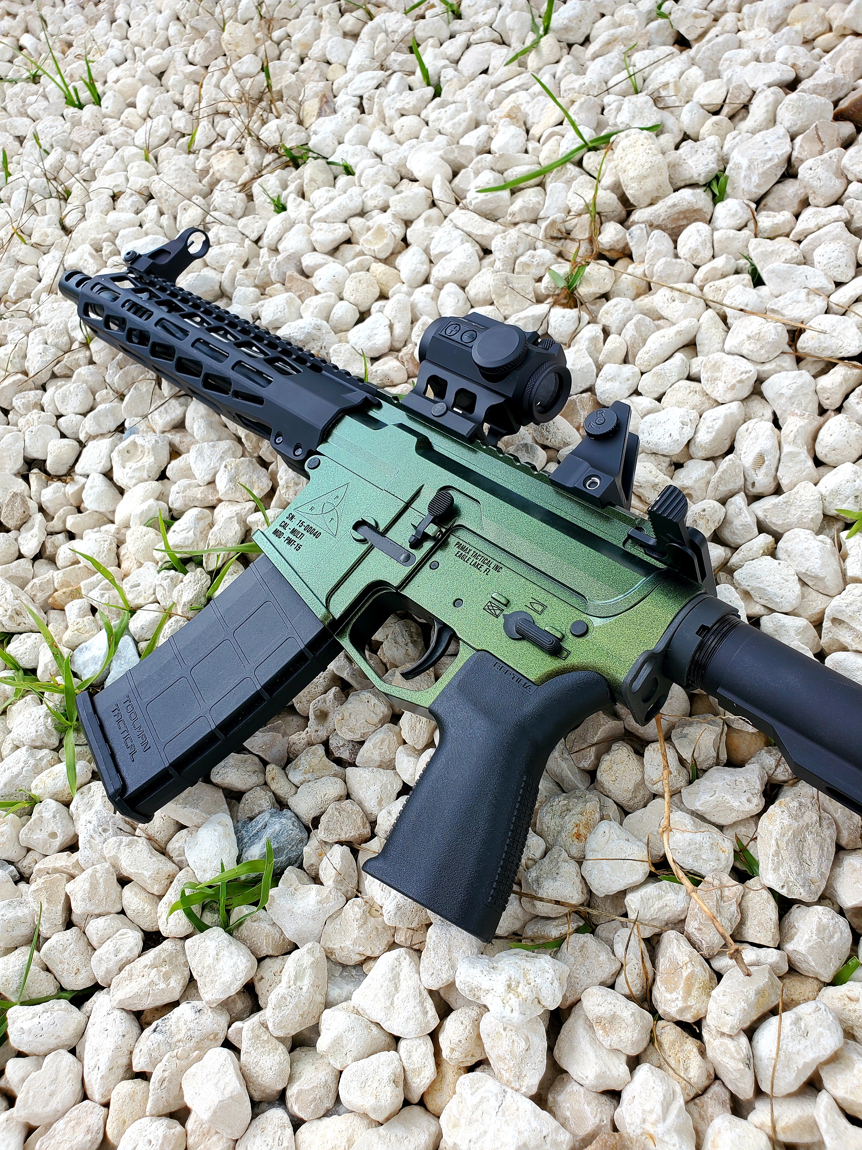 PMT-15 OD/Green XSlick .223/5.56 10.5