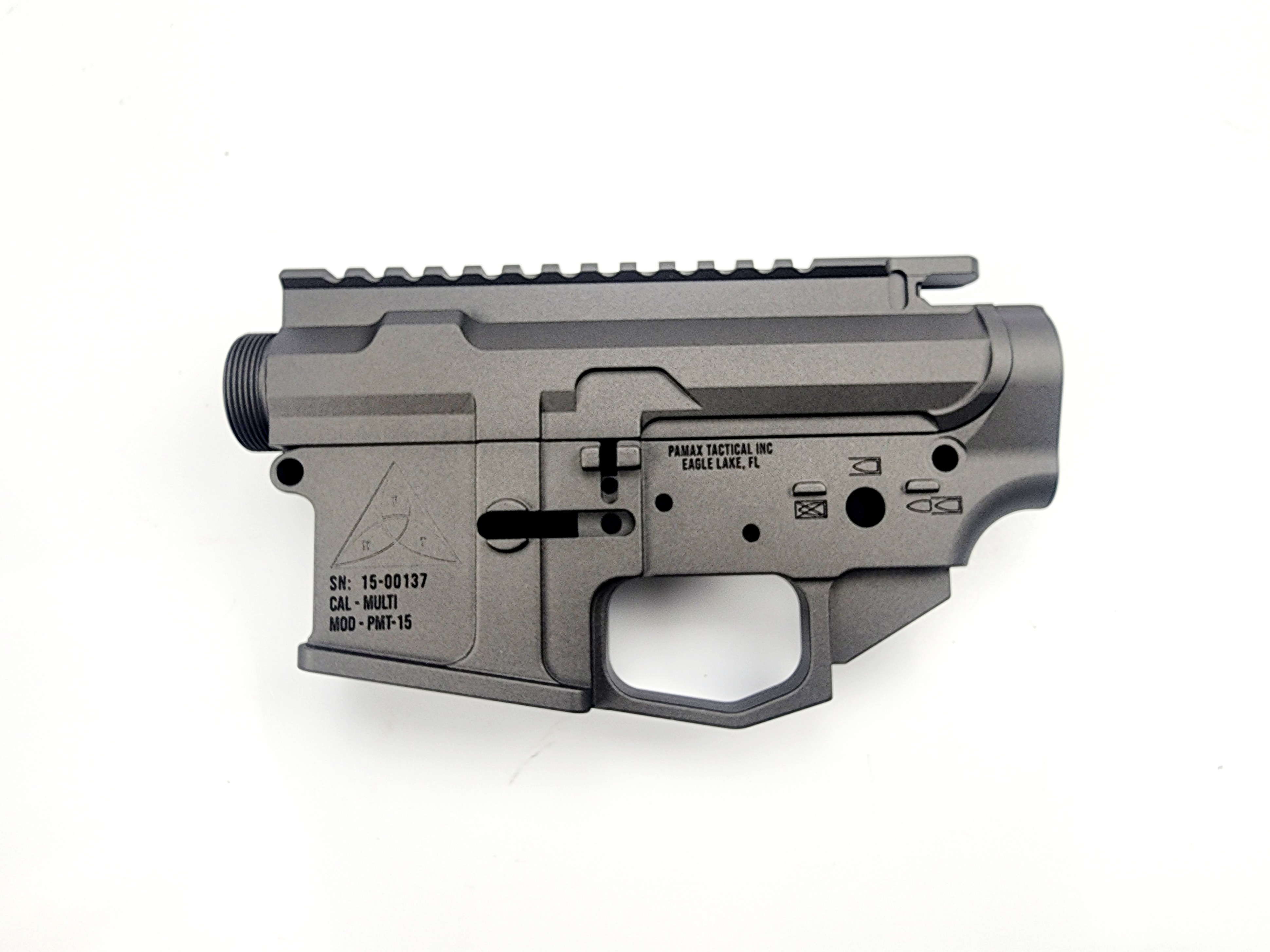 PMT-15 Billet AR15 Receiver Set & Handguard - Tungsten
