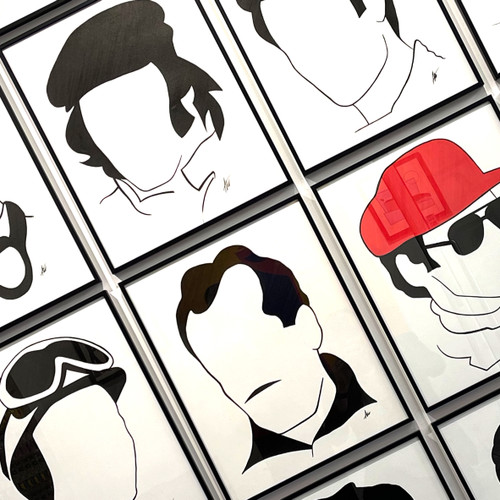 MASTERS OF MONACO WALL - SOLD