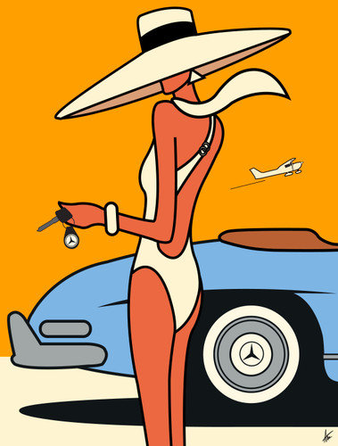 SWIMSUITS AND MY MERCEDES BENZ