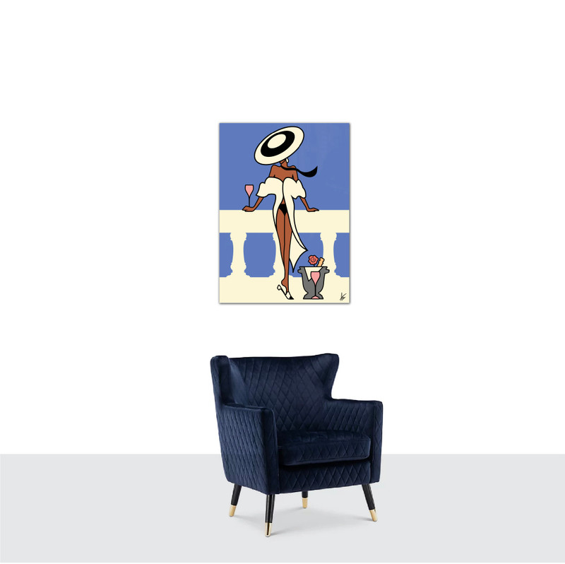 PINK CHAMPAGNE - PERSPEX