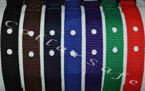 CollarSafe Durable 1 inch Wide Basic Replacement Collar - Fits MOST (not all) modules requiring holes - for your dog's PetSafe® & other brands, wireless containment, electric fence, training/bark systems 