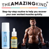 Post Exercise Muscle Recovery – 4 Steps: Rest, Ice, CBD & CBD