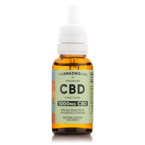 Amazing Kind CBD Oil 1000mg – broad-spectrum THC-free hemp oil in MCT for stress support and daily wellness