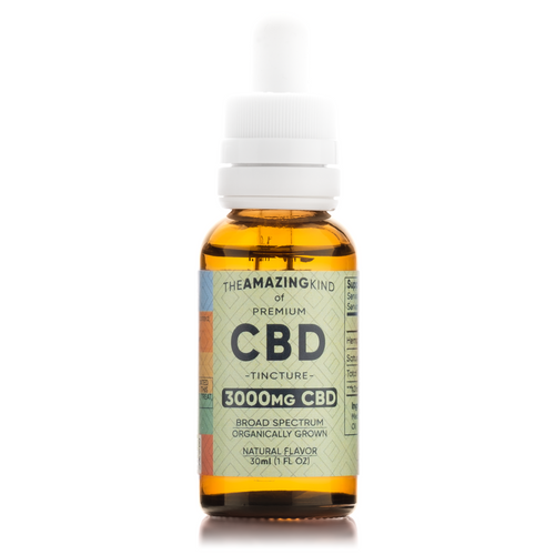 Amazing Kind CBD Oil 3000mg  broad-spectrum THC-free hemp oil in MCT for stress support and daily wellness