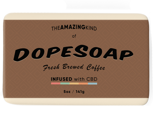 The Amazing Kind of Fresh Brewed Coffee bar soap truly is some DopeSoap. Take your bath and shower routine to the next level with a luxurious lather, an amazing scent and a soothing cleaning experience.