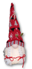 This adorable light up gnome can be hung on the tree or set on a table top.