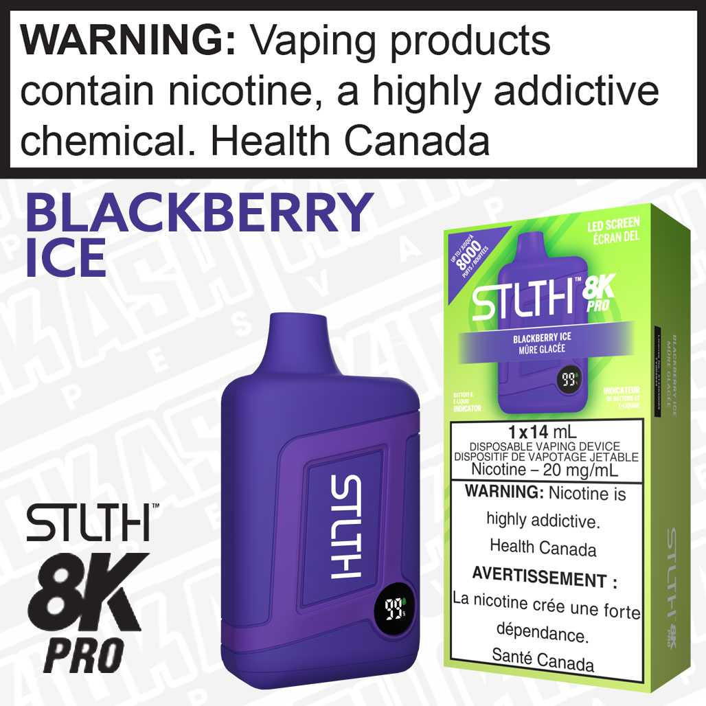 Blackberry Ice STLTH 8K Pro Disposable