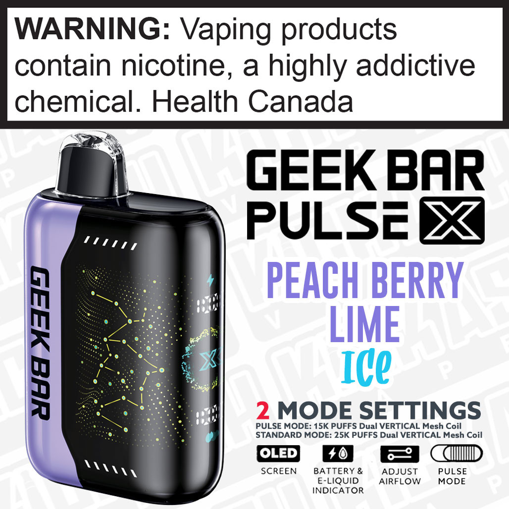 elf bar vape uk Raspberry Peach Lime Geek Bar Pulse X main image 0