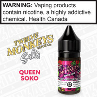 Queen Soko Salt by Twelve Monkeys Vapor Queen Soko Salt by Twelve Monkeys Vapor