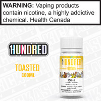 Toasted by Hundred E-Liquid. 100mL Freebase E-Liquid Toasted by Hundred E-Liquid. 100mL Freebase E-Liquid