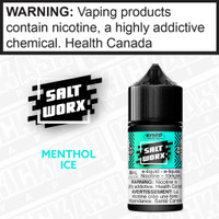 Menthol Ice Hybrid Salts by SALT WORX Menthol Ice Hybrid Salts by SALT WORX