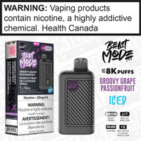 Groovy Grape Passionfruit Iced BEAST MODE Disposable by Flavour Beast Groovy Grape Passionfruit Iced BEAST MODE Disposable by Flavour Beast
