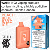 Peach Blue Razz Ice STLTH 8K Pro Disposable Peach Blue Razz Ice STLTH 8K Pro Disposable