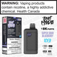 Super Sour Blueberry Iced BEAST MODE Disposable by Flavour Beast Super Sour Blueberry Iced BEAST MODE Disposable by Flavour Beast