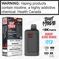 Bangin Blood Orange Iced BEAST MODE Disposable by Flavour Beast Bangin Blood Orange Iced BEAST MODE Disposable by Flavour Beast