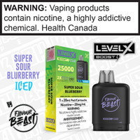 Super Sour Blueberry Iced LEVEL X BOOST POD Super Sour Blueberry Iced LEVEL X BOOST POD