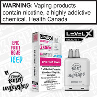Epic Fruit Bomb Iced Flavour Beast Unleashed LEVEL X BOOST POD Epic Fruit Bomb Iced Flavour Beast Unleashed LEVEL X BOOST POD