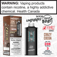 Crazy Cocoa Flavour Beast Unleashed DCP 20K Disposable Crazy Cocoa Flavour Beast Unleashed DCP 20K Disposable