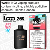 Juicy Peach Ice STLTH LOOP 25K Juicy Peach Ice STLTH LOOP 25K
