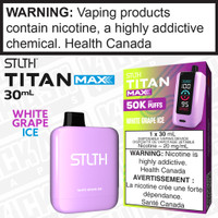 White Grape Ice STLTH TITAN MAX Disposable White Grape Ice STLTH TITAN MAX Disposable