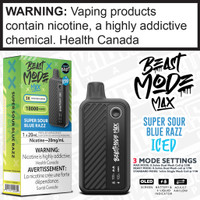 Super Sour Blue Razz Iced BEAST MODE MAX 18K Disposable by Flavour Beast Super Sour Blue Razz Iced BEAST MODE MAX 18K Disposable by Flavour Beast