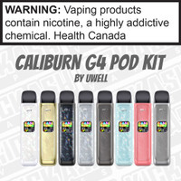 Caliburn G4 Pod Kit | UWELL Kit Colours Caliburn G4 Pod Kit | UWELL Kit Colours
