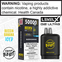 Bussin Banana Iced Flavour Beast LEVEL X G2 Ultra POD Bussin Banana Iced Flavour Beast LEVEL X G2 Ultra POD
