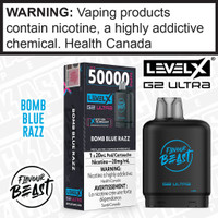 Bomb Blue Razz Flavour Beast LEVEL X G2 Ultra POD Bomb Blue Razz Flavour Beast LEVEL X G2 Ultra POD