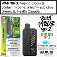Super Sour Apple Iced BEAST MODE MAX 2 -50K -20mL