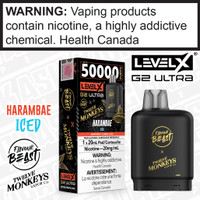 Harambae Iced Flavour Beast X 12M LEVEL X G2 Ultra POD