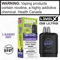 Sour Gushin S. Blueberry Grape Flavour Beast LEVEL X G2 Ultra POD