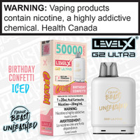 Cravin' Birthday Confetti Iced Flavour Beast Unleashed LEVEL X G2 Ultra POD
