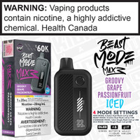 Groovy Grape Passionfruit Iced BEAST MODE MAX 3 -60K -20mL