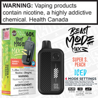 Super S. Peach Iced BEAST MODE MAX 3 -60K -20mL