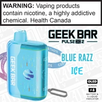 Blue Razz Ice GEEK BAR PULSE X 2- 100K -20mL
