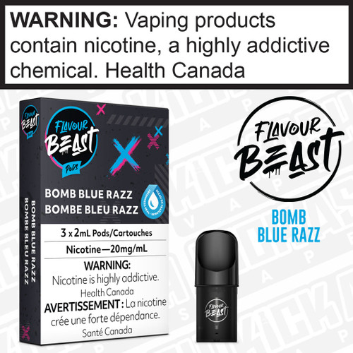 Bomb Blue Razz Flavour Beast STLTH Compatible
