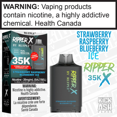 Strawberry Raspberry Blueberry Ice RIPPER X 35K POD