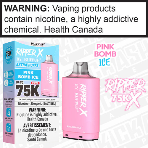 Pink Bomb Ice RIPPER X 75K POD