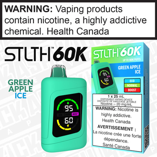 Green Apple Ice STLTH 60K Disposable