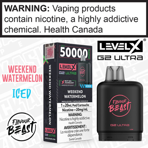 Weekend Watermelon Iced Flavour Beast LEVEL X G2 Ultra POD