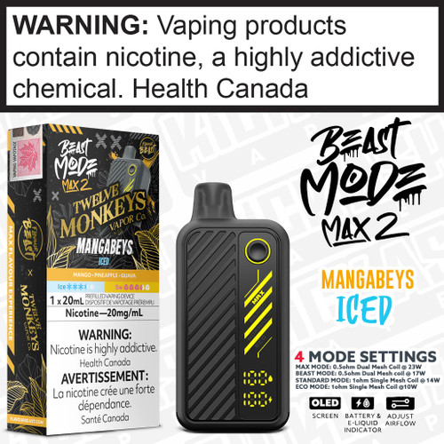 Mangabeys Iced BEAST MODE MAX 2 -50K -20mL