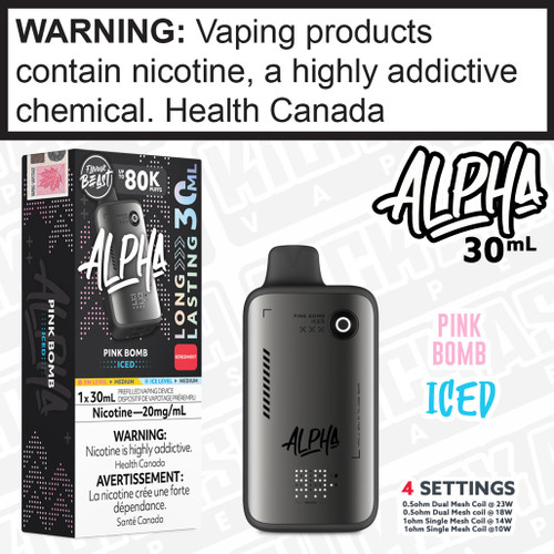 Pink Bomb Iced FLAVOUR BEAST ALPHA 80K -30mL