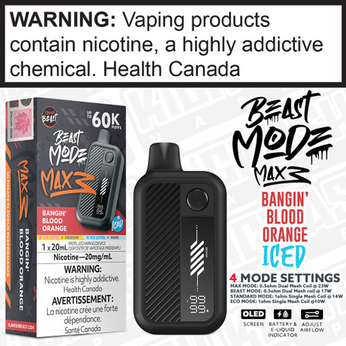 Bangin Blood Orange Iced BEAST MODE MAX 3 -50K -20mL