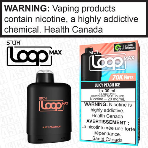 Juicy Peach Ice – STLTH LOOP MAX 70K – 30mL