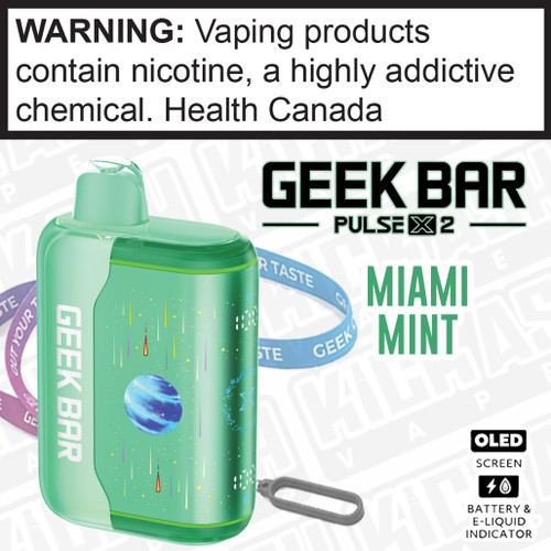 Miami Mint GEEK BAR PULSE X 2- 100K -20mL