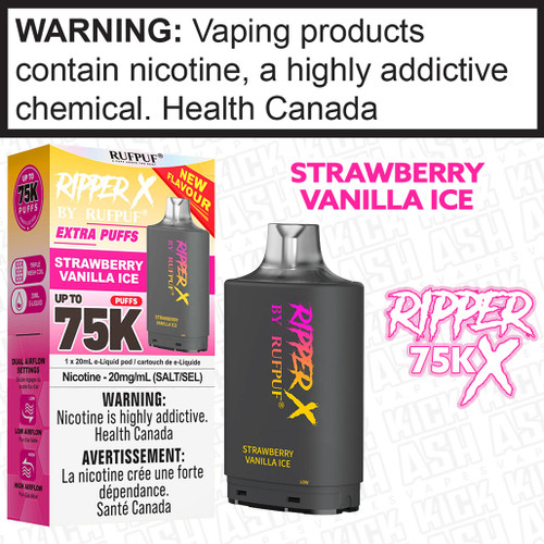 Strawberry Vanilla Ice Ripper X 75K 20mL POD