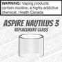 Nautilus 3 Replacement Glass | Aspire